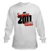 High School Senior Long Sleeve Tee Shirt with 3 color imprint.